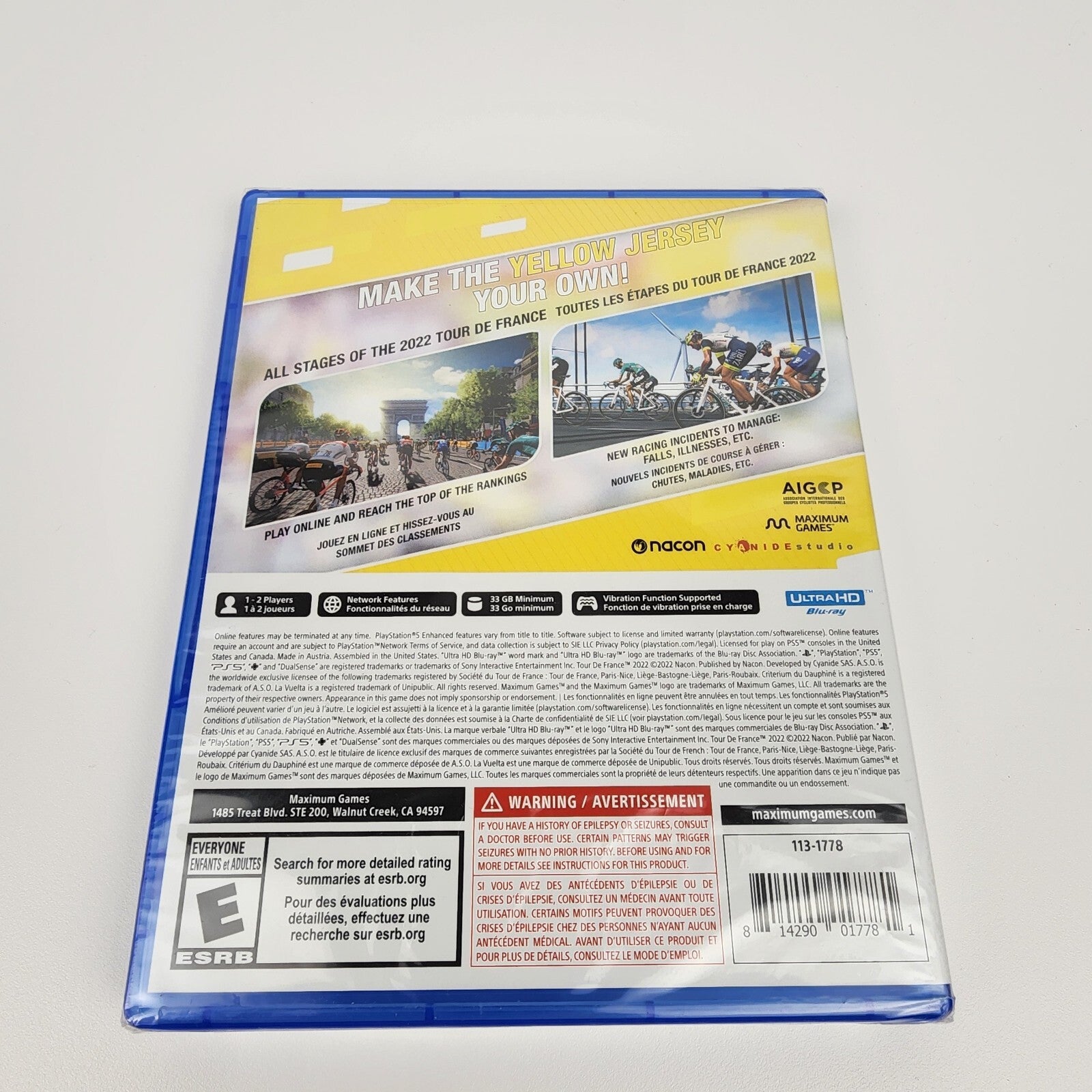 Tour de France 2022 - PlayStation 5 (PS5) Game | New & Sealed | Free Shipping