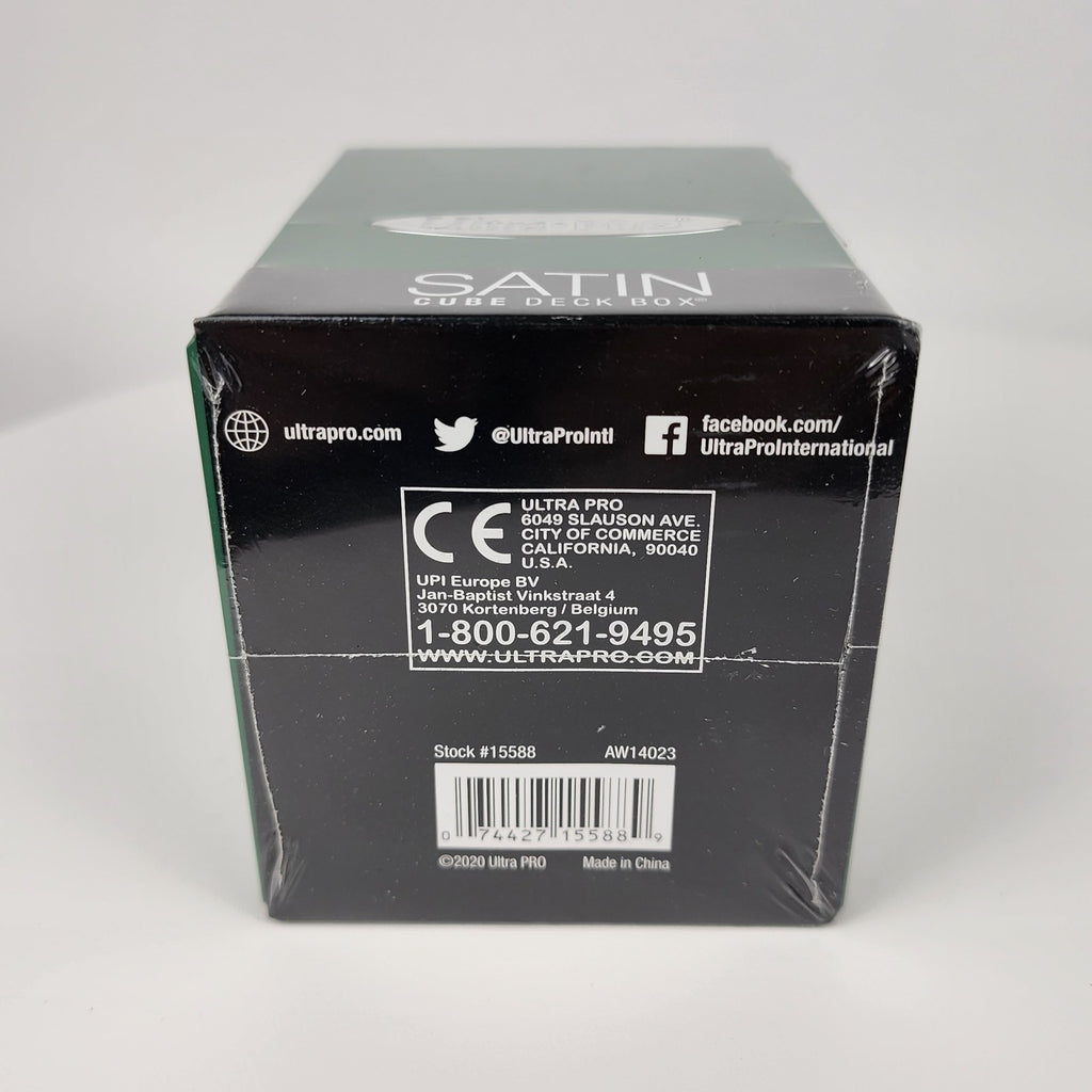 Ultra PRO Satin Cube Deck Box – Forest Green (E-15588) TCG Storage