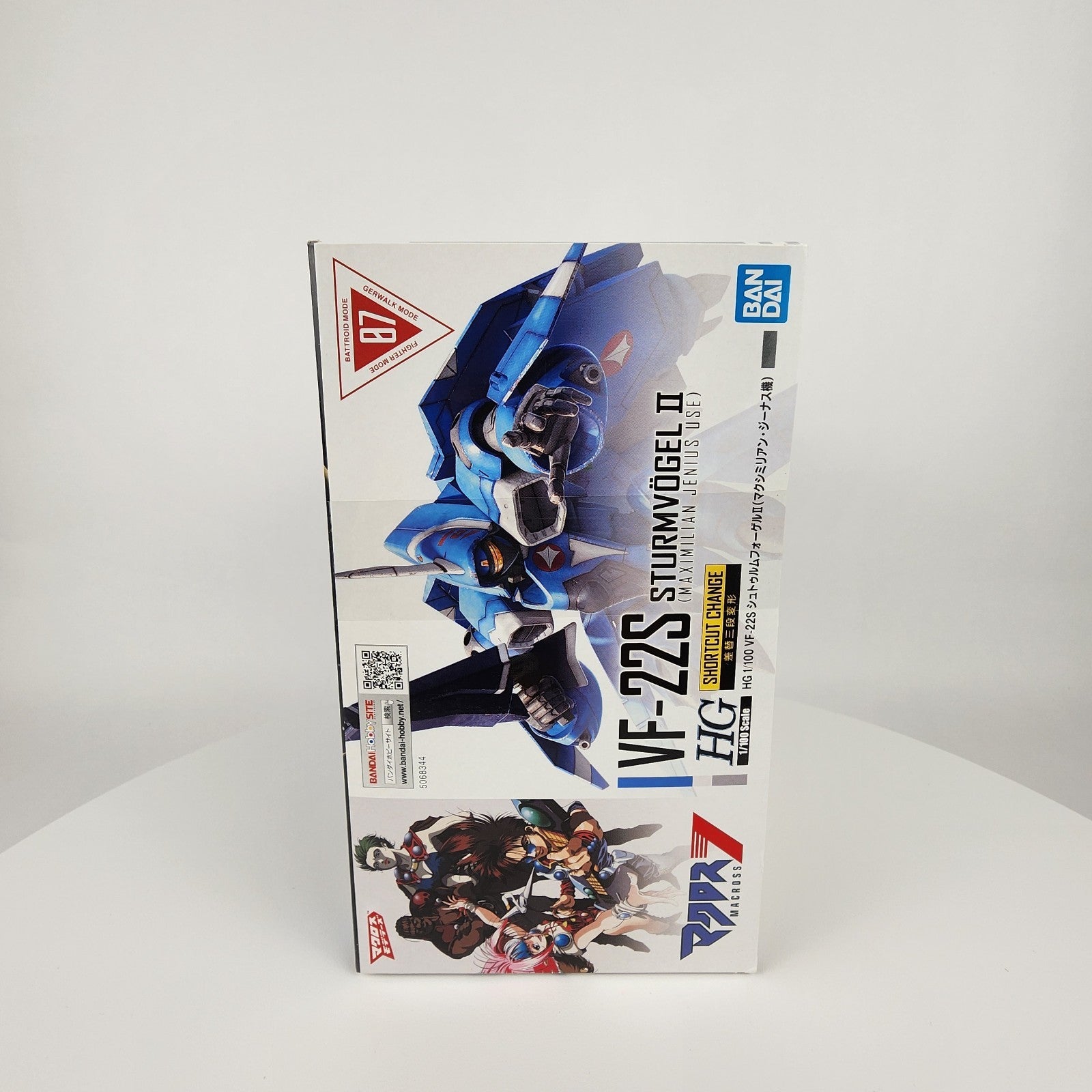 Macross 7 VF-22S Sturmvogel II HG 1/100 Model Kit Bandai Spirits New
