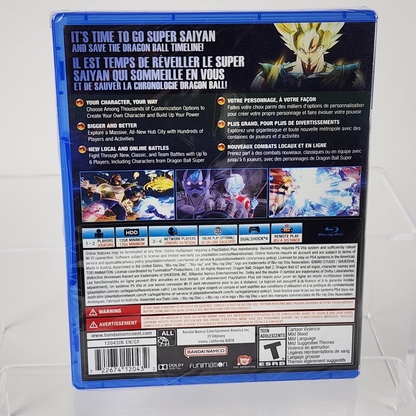 Dragon Ball Xenoverse 2 (PS4) - Brand New & Sealed - Fast Free Shipping!