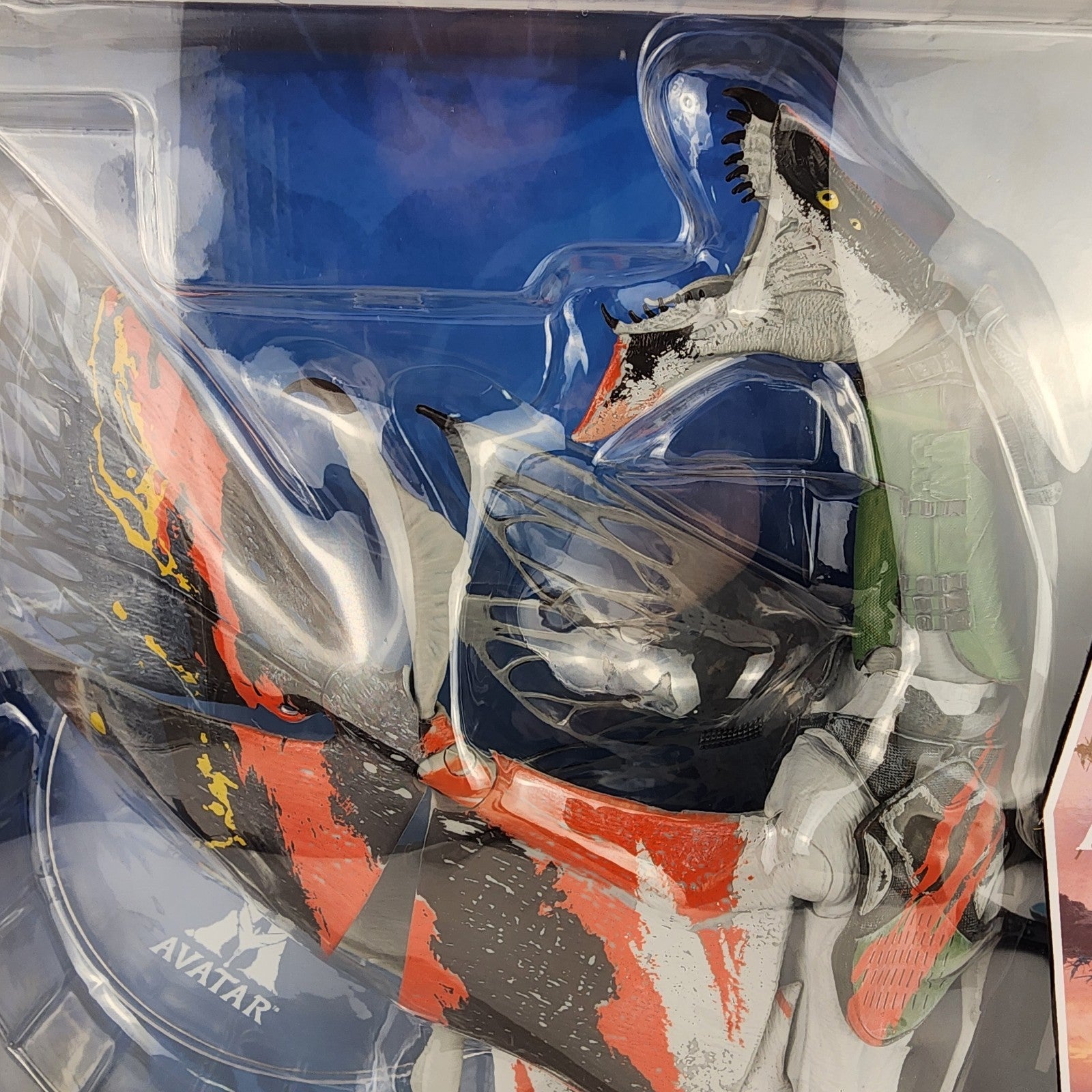 Avatar Fire & Ash Quaritch’s Banshee 7" Creature Figure by McFarlane NIB