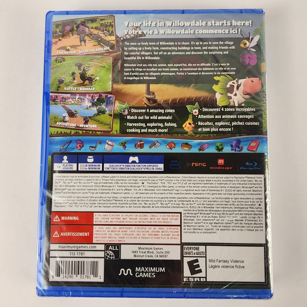 Life in Willowdale: Farm Adventures (PS4) New Factory Sealed PlayStation 4