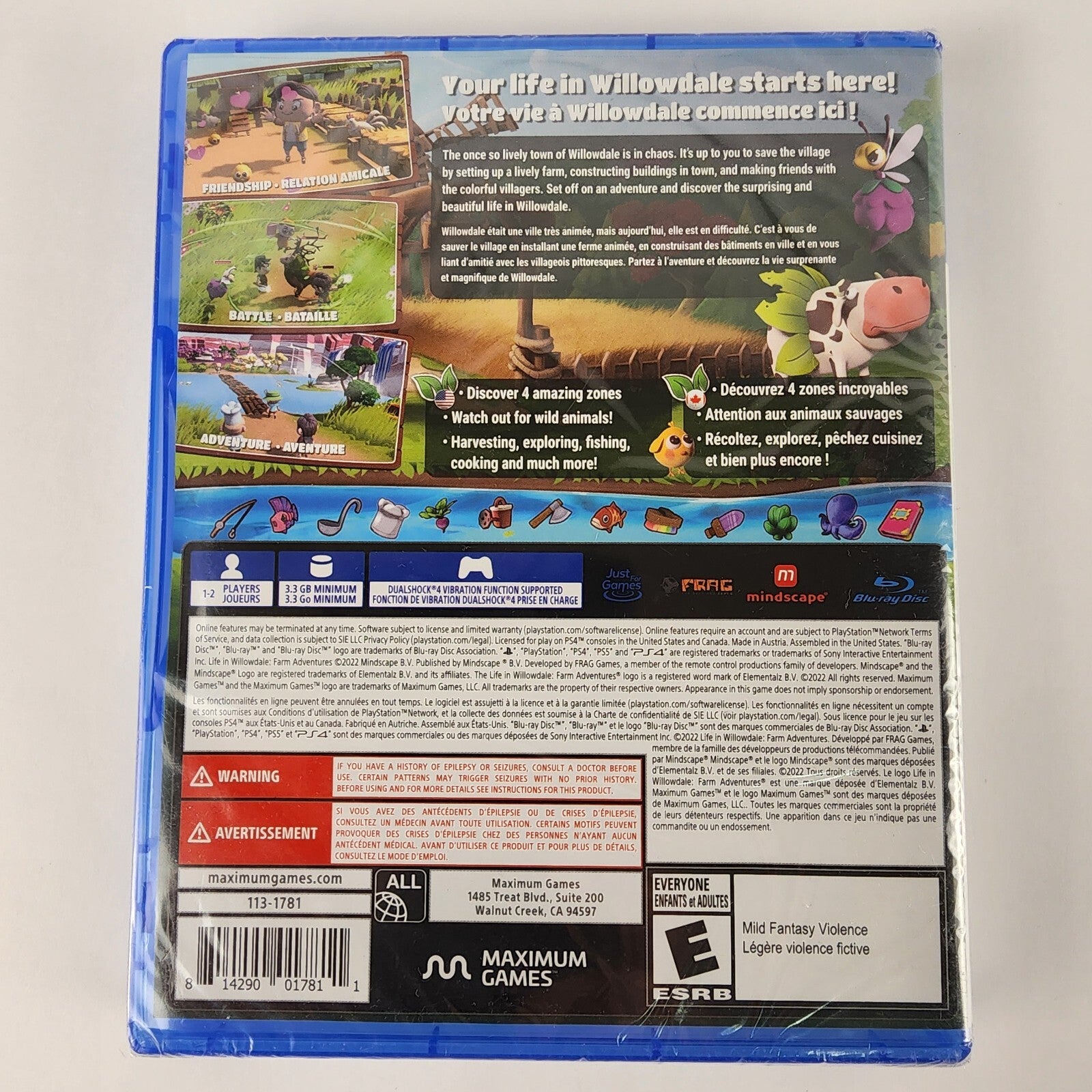 Life in Willowdale: Farm Adventures (PS4) New Factory Sealed PlayStation 4