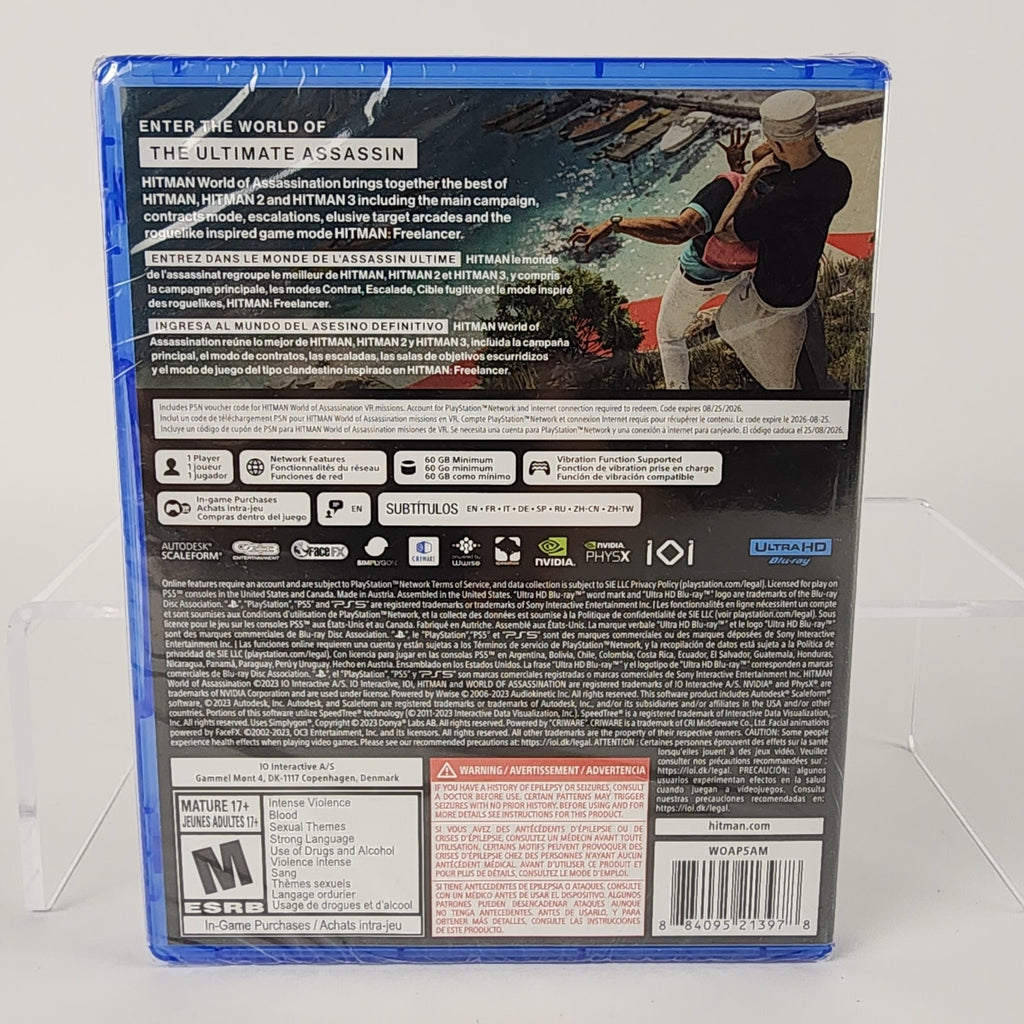HITMAN: World of Assassination - PlayStation 5 New, Sealed, Free Shipping!