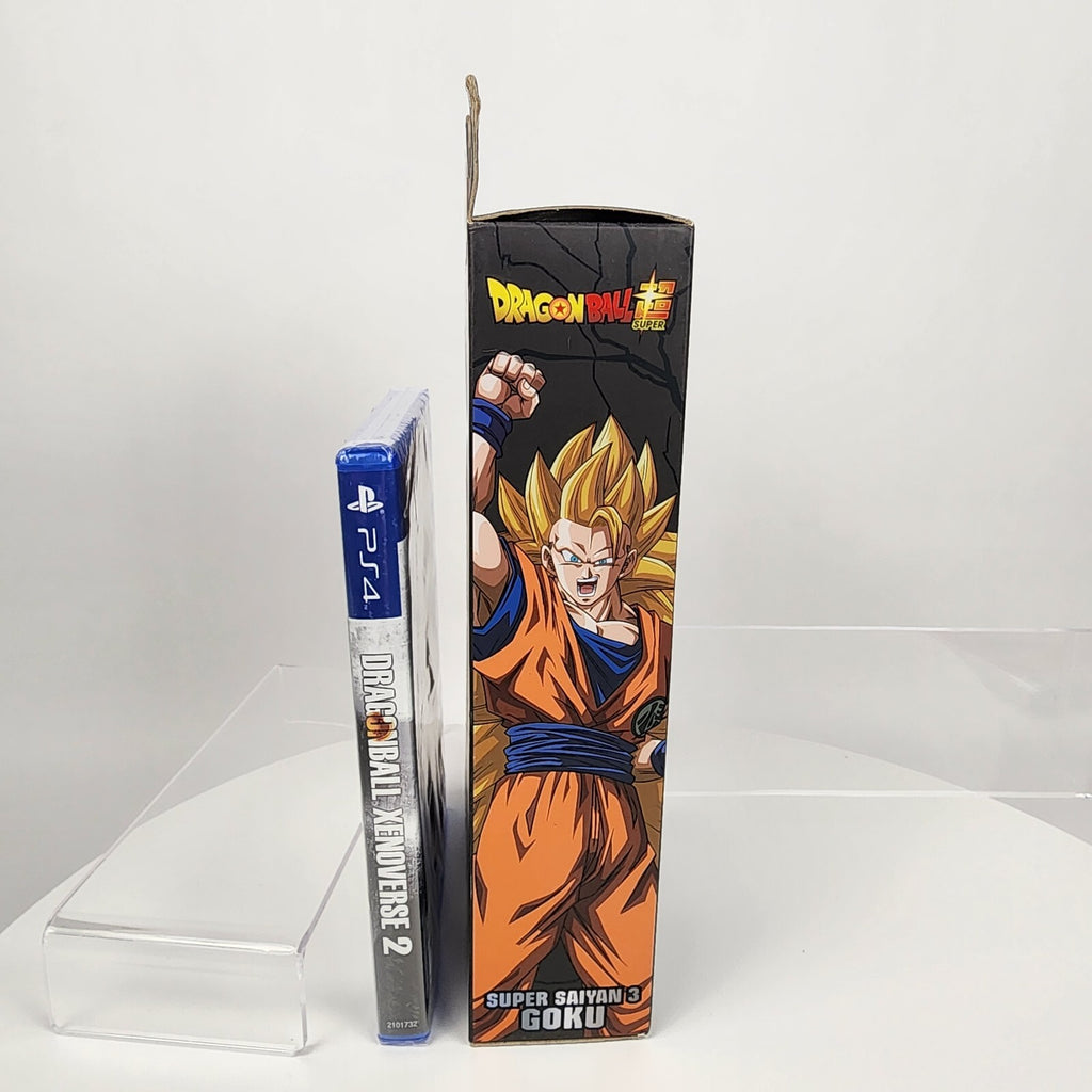 Bandai Dragon Stars SS3 Goku Figure + Dragon Ball Xenoverse 2 PS4 Game - New!