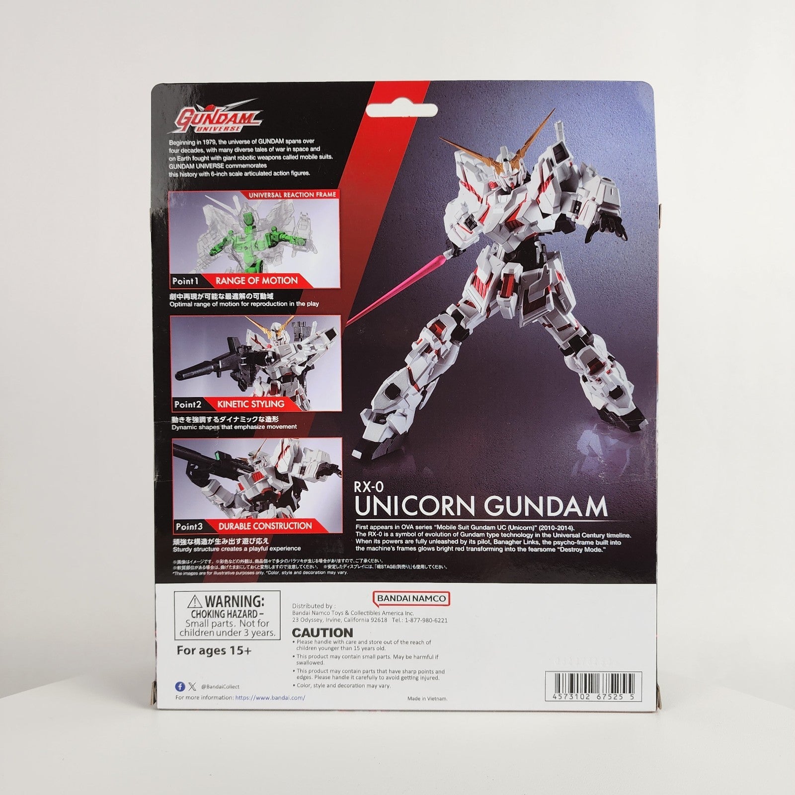 NEW Bandai Tamashii Nations RX-0 Unicorn Gundam Renewal Universe Action Figure