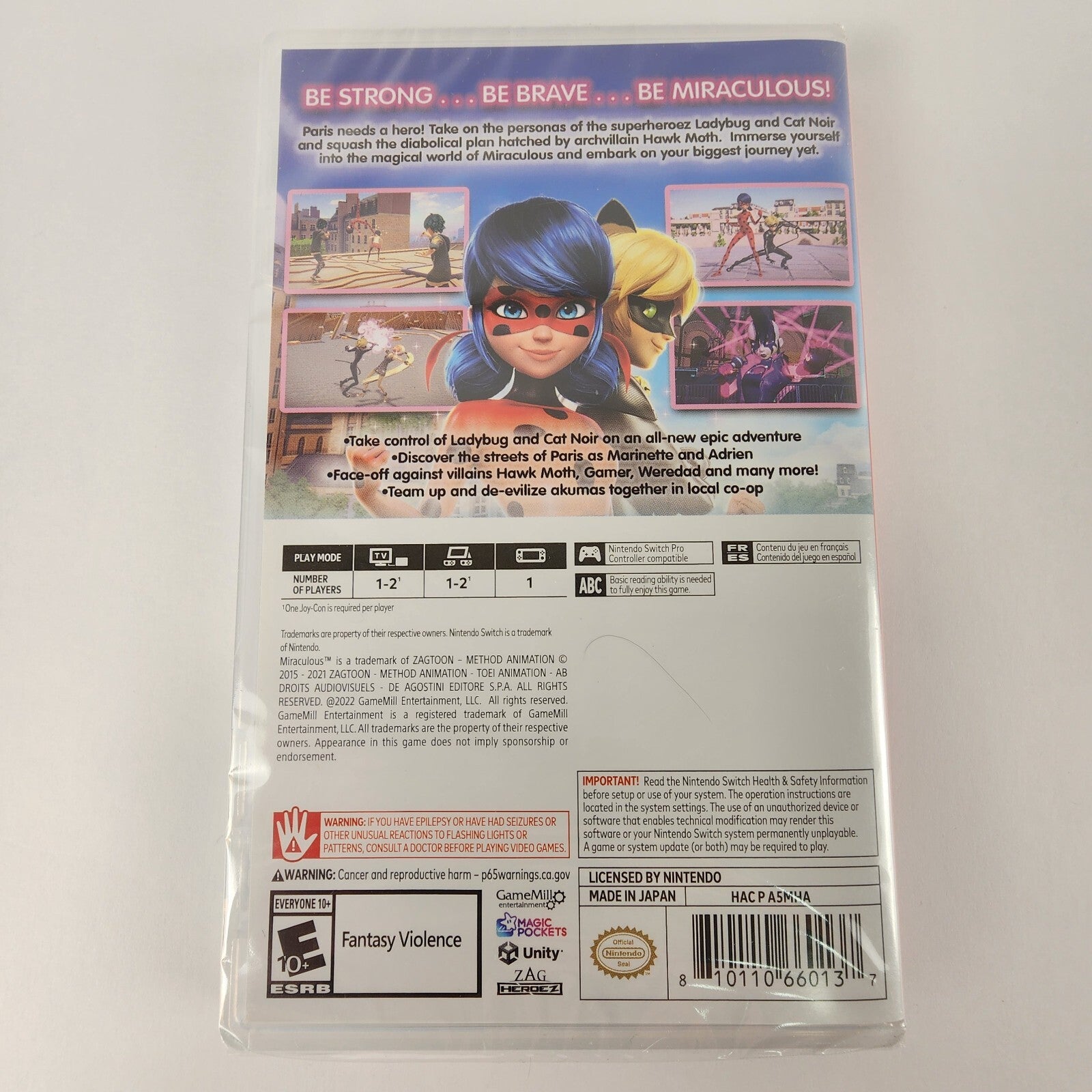 Miraculous: Rise of the Sphinx - Nintendo Switch | New Sealed | Co-Op Adventure
