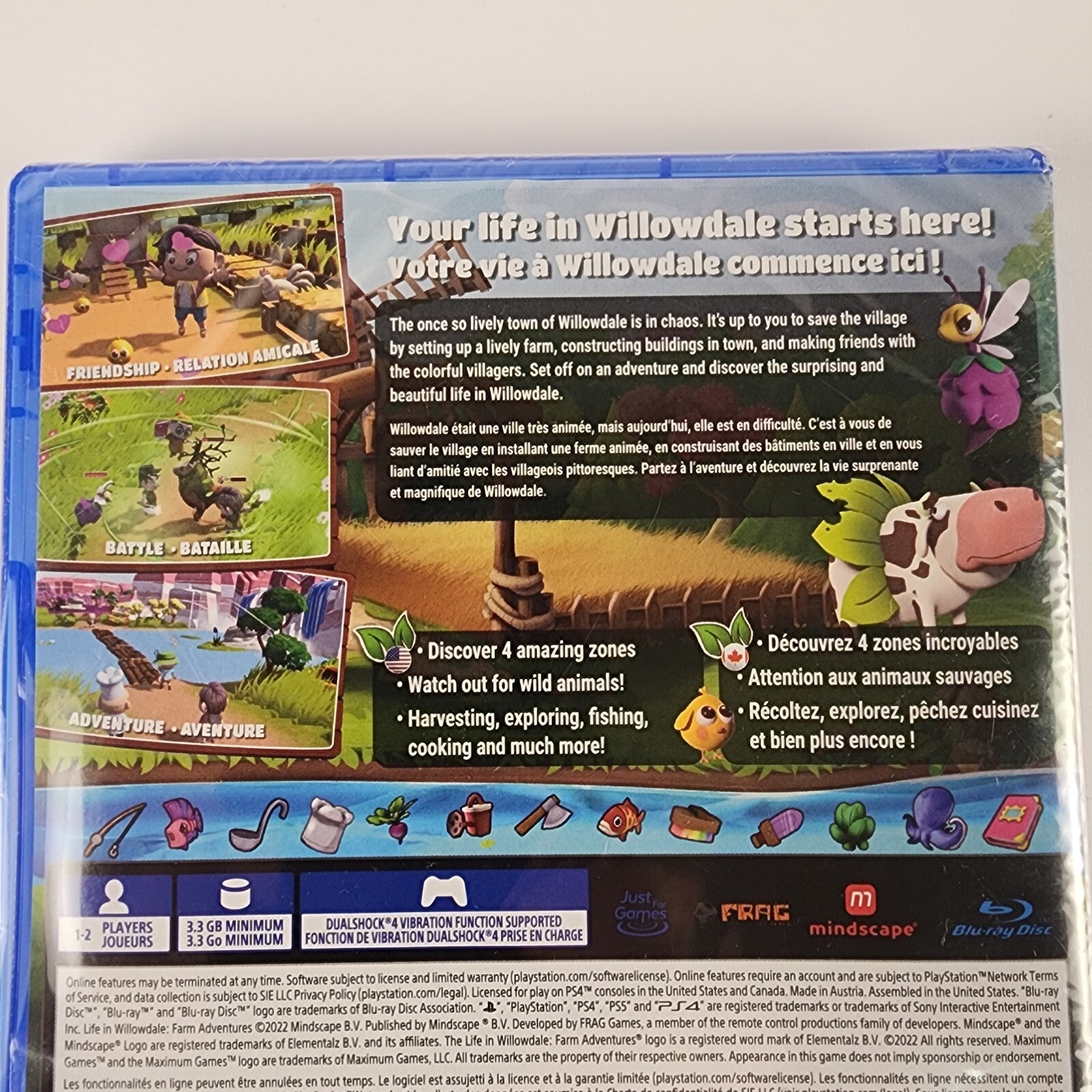 Life in Willowdale: Farm Adventures (PS4) New Factory Sealed PlayStation 4