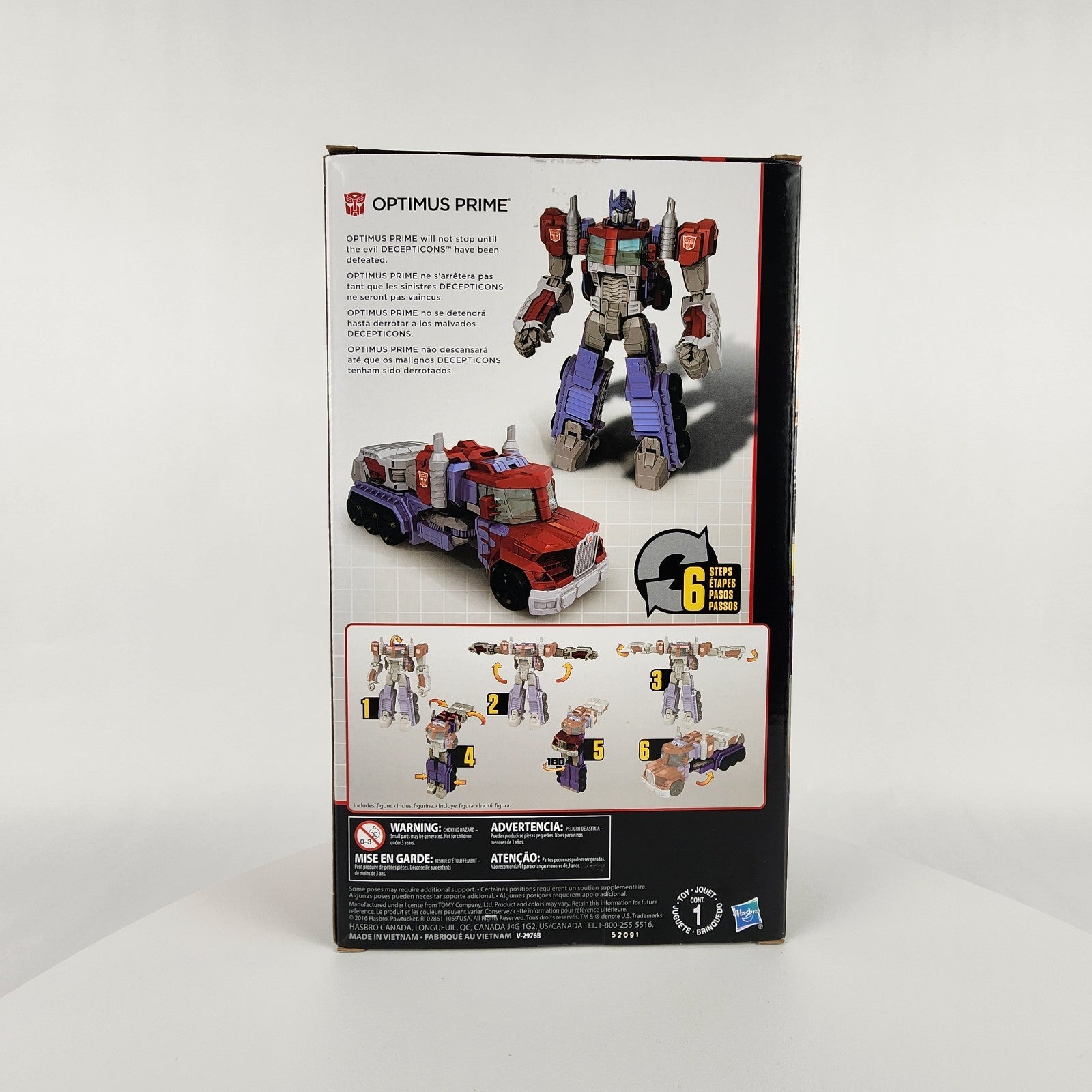 Hasbro Transformers Generations Heroic Optimus Prime Action Figure 6-Step