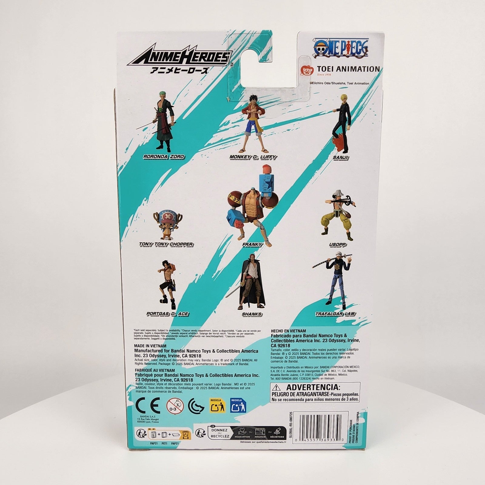 Bandai Anime Heroes One Piece Sanji Action Figure – New Sealed