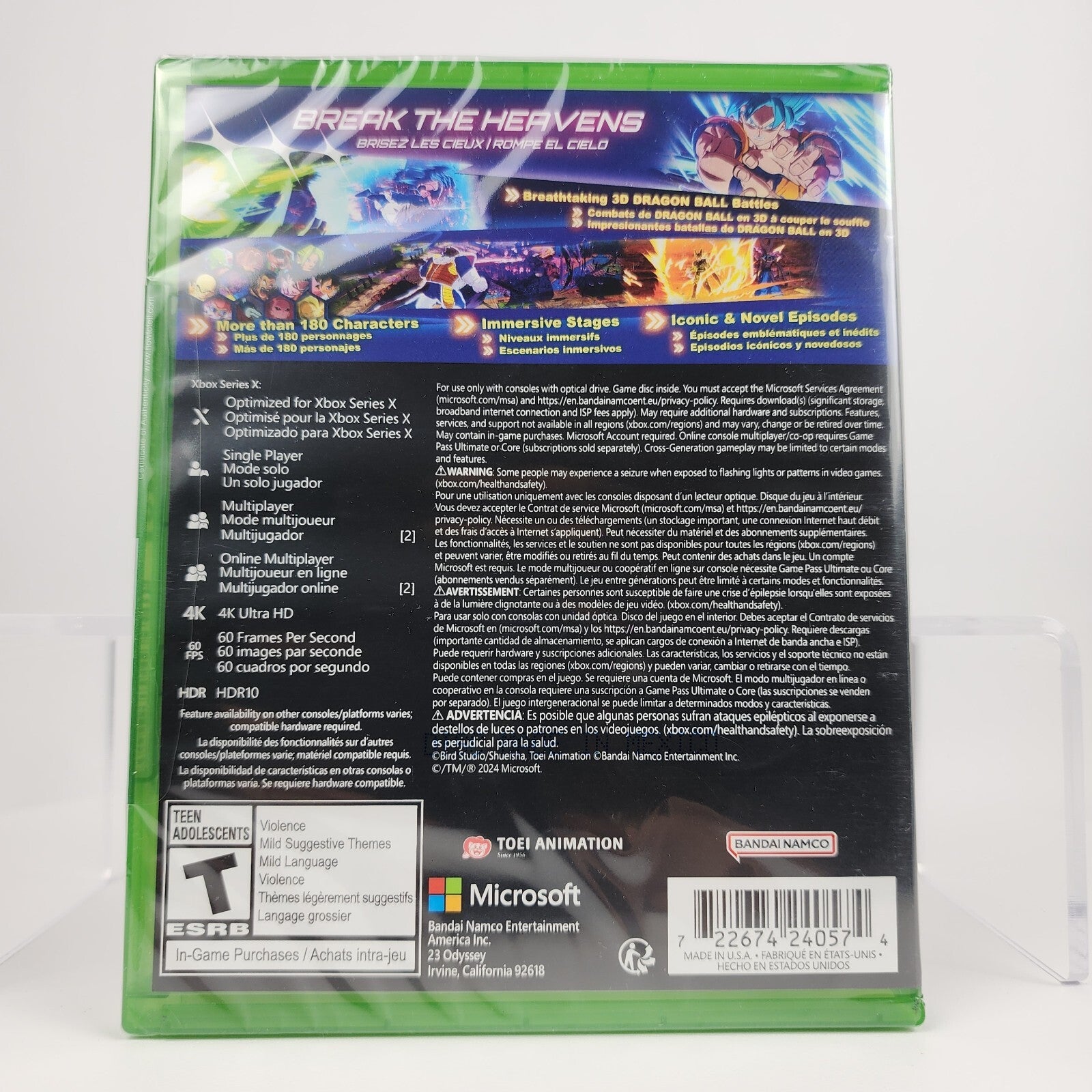 Dragon Ball: Sparking! ZERO Xbox Series X – NEW Sealed US Release (FAST SHIP)