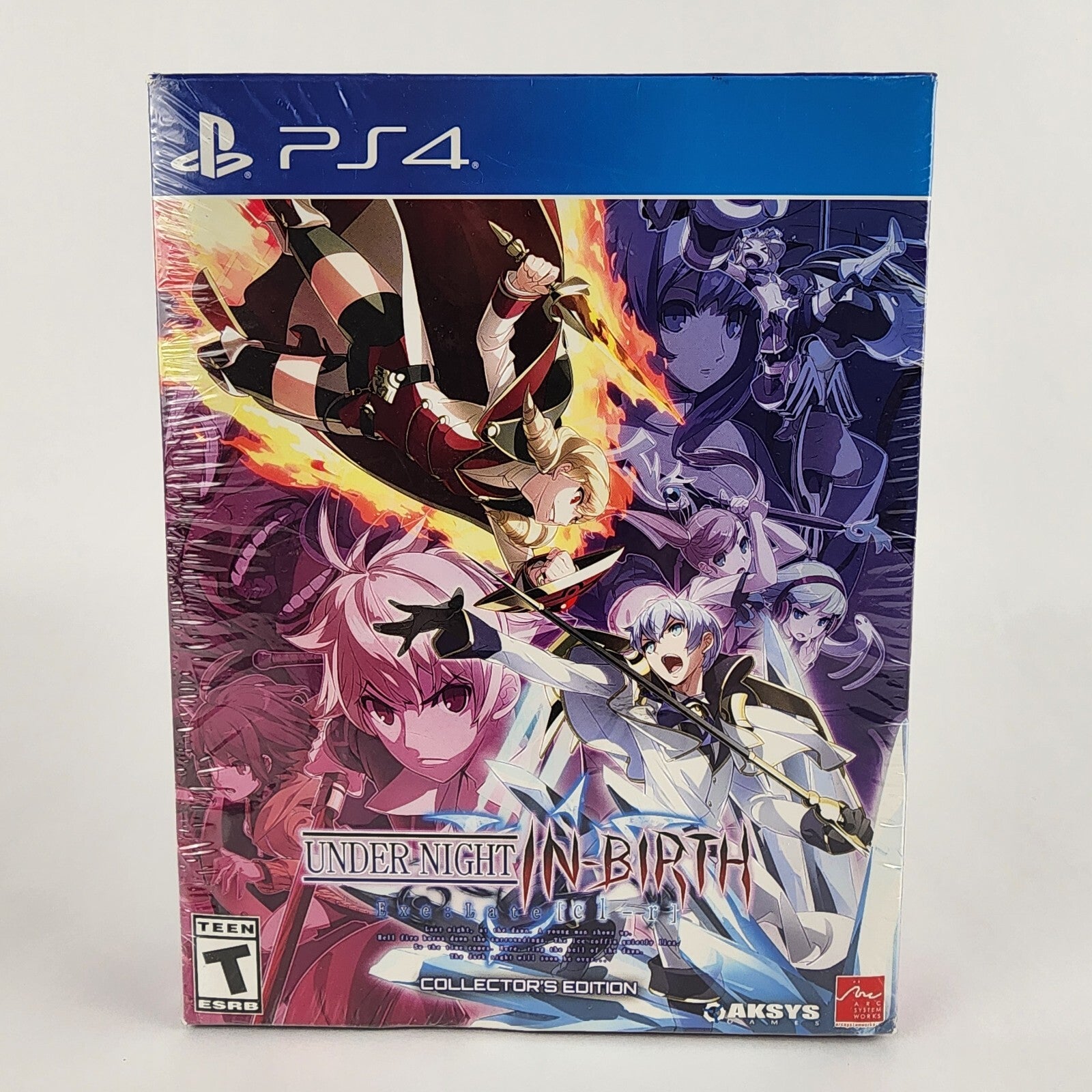 Under Night In-Birth Exe: Late[cl-r] Collector's Edition (PS4) New Sealed