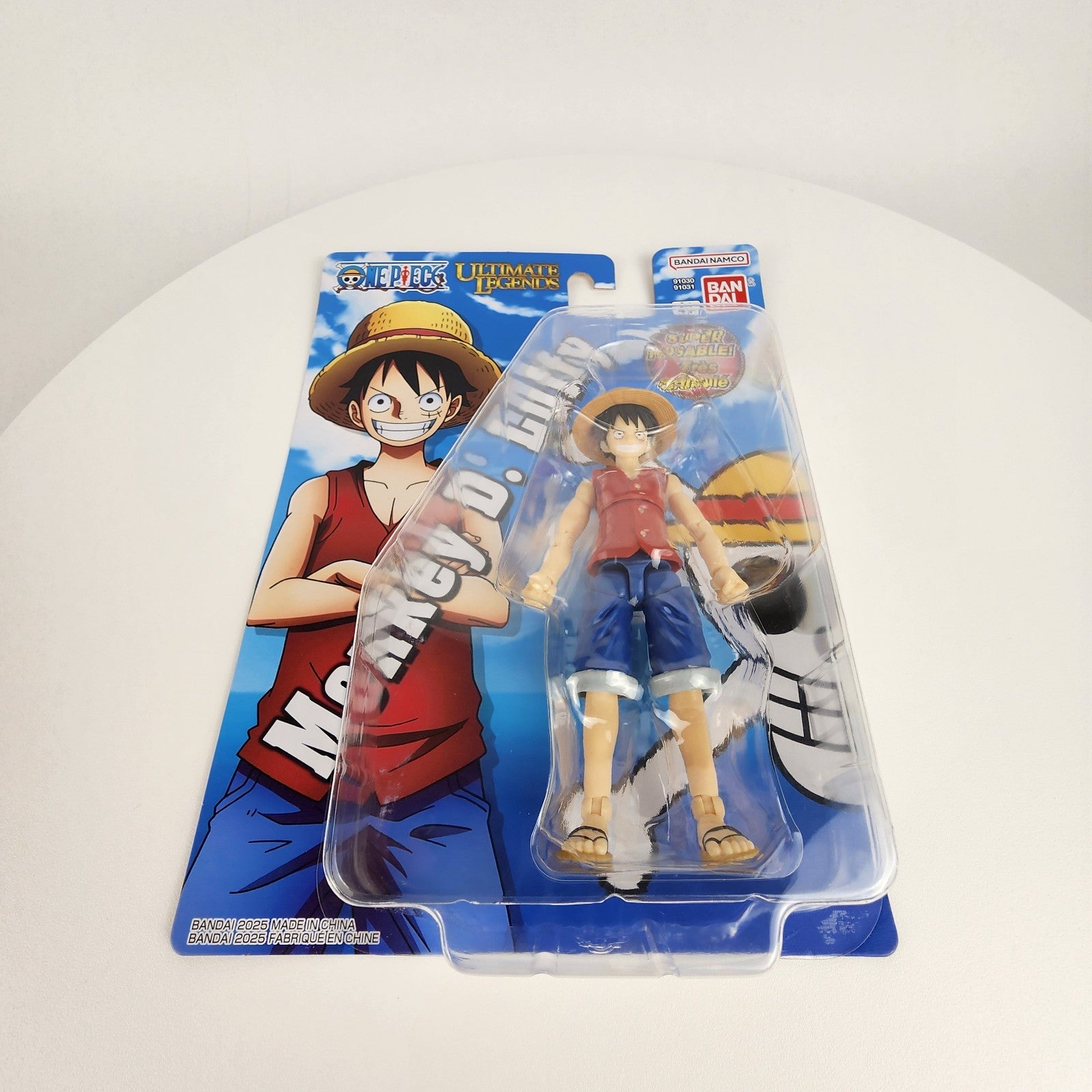 Bandai One Piece Ultimate Legends Monkey D. Luffy 6" Action Figure New Sealed