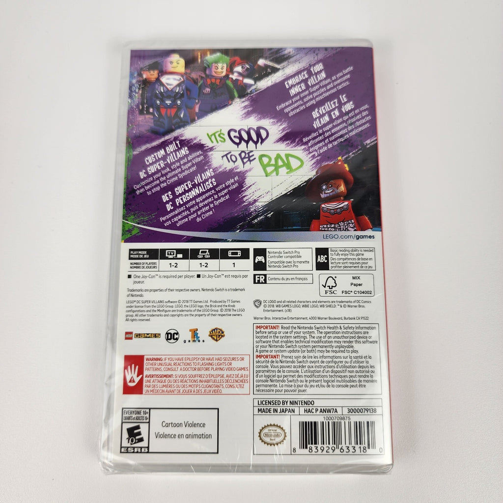 LEGO DC Super-Villains - Nintendo Switch [Brand New, Sealed]