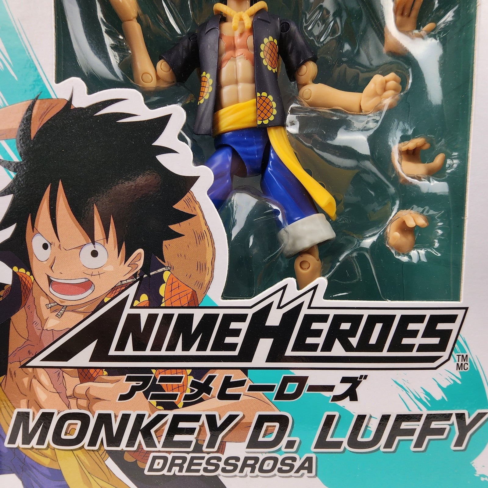 Anime Heroes One Piece Monkey D. Luffy Dressrosa Action Figure