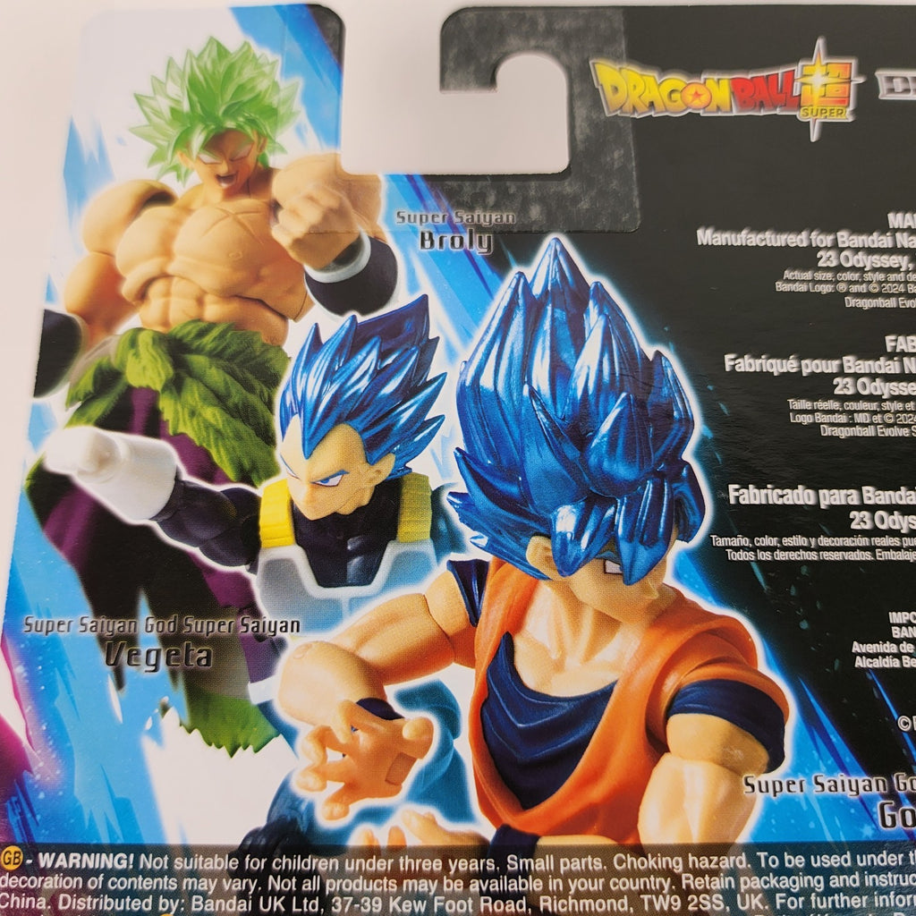Bandai Dragon Ball Super Evolve 5" Super Saiyan Blue Goku Action Figure