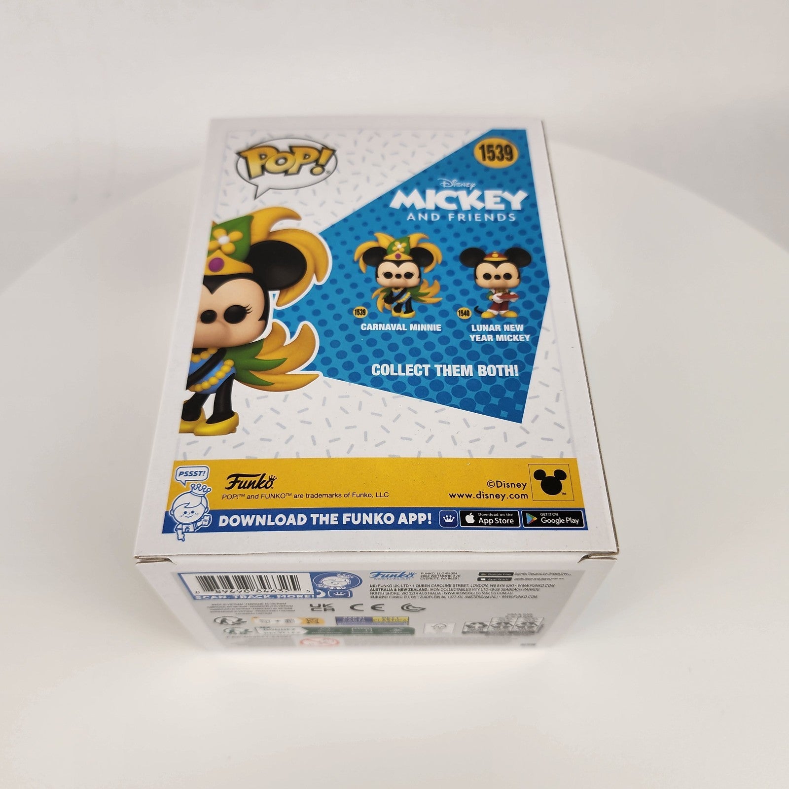 Funko Pop! Disney Mickey & Friends #1539 Carnaval Minnie Vinyl Figure NEW