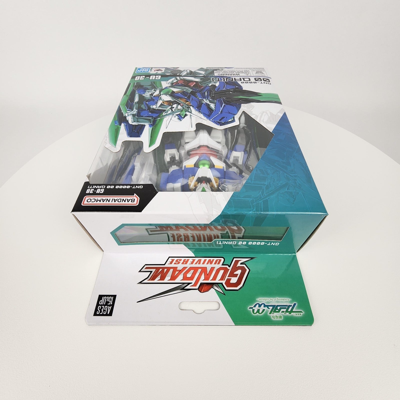 Bandai GU-30 Gundam Universe 00 QAN[T] GNT-0000 Figure Mobile Suit Gundam 00