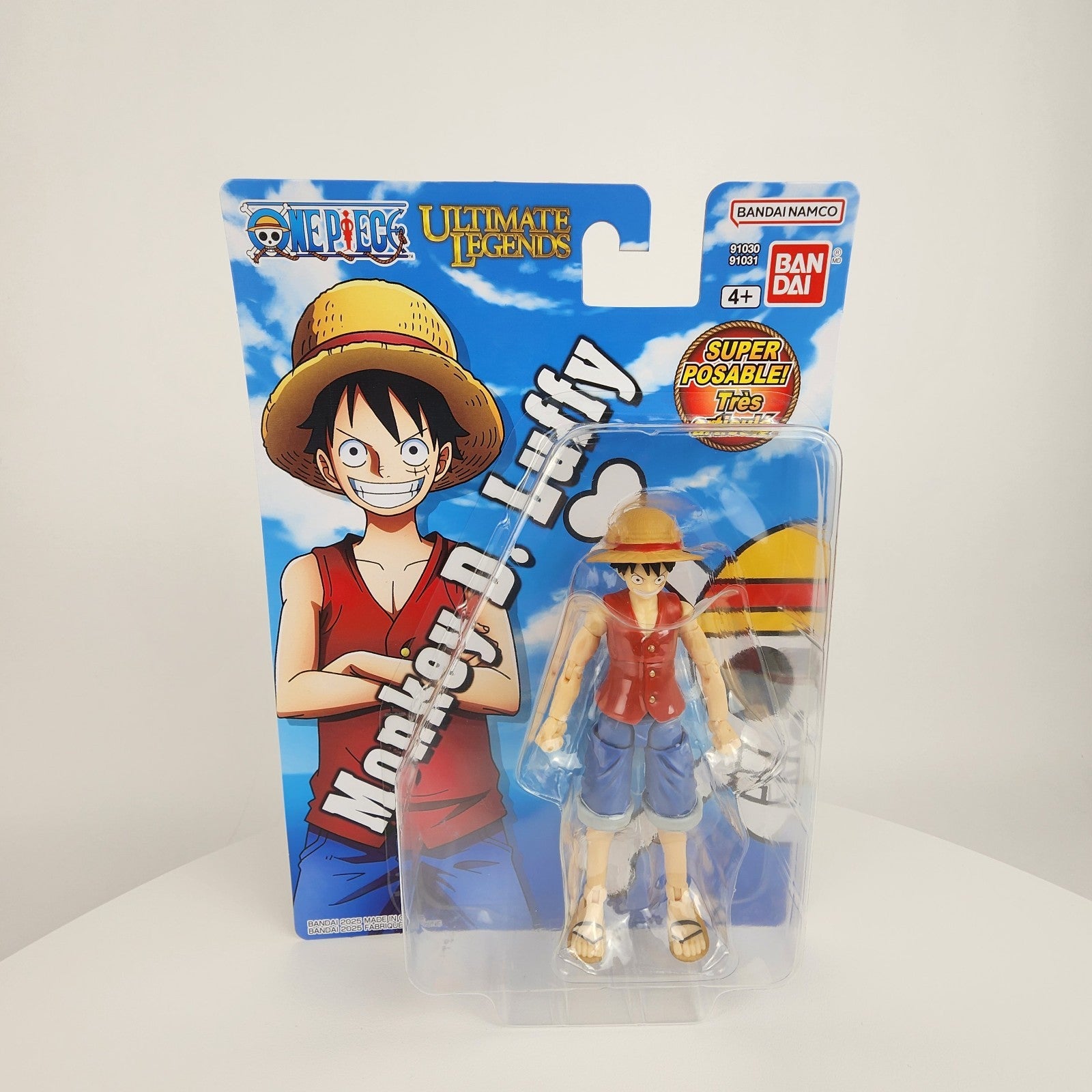 Bandai One Piece Ultimate Legends Monkey D. Luffy 6" Action Figure New Sealed