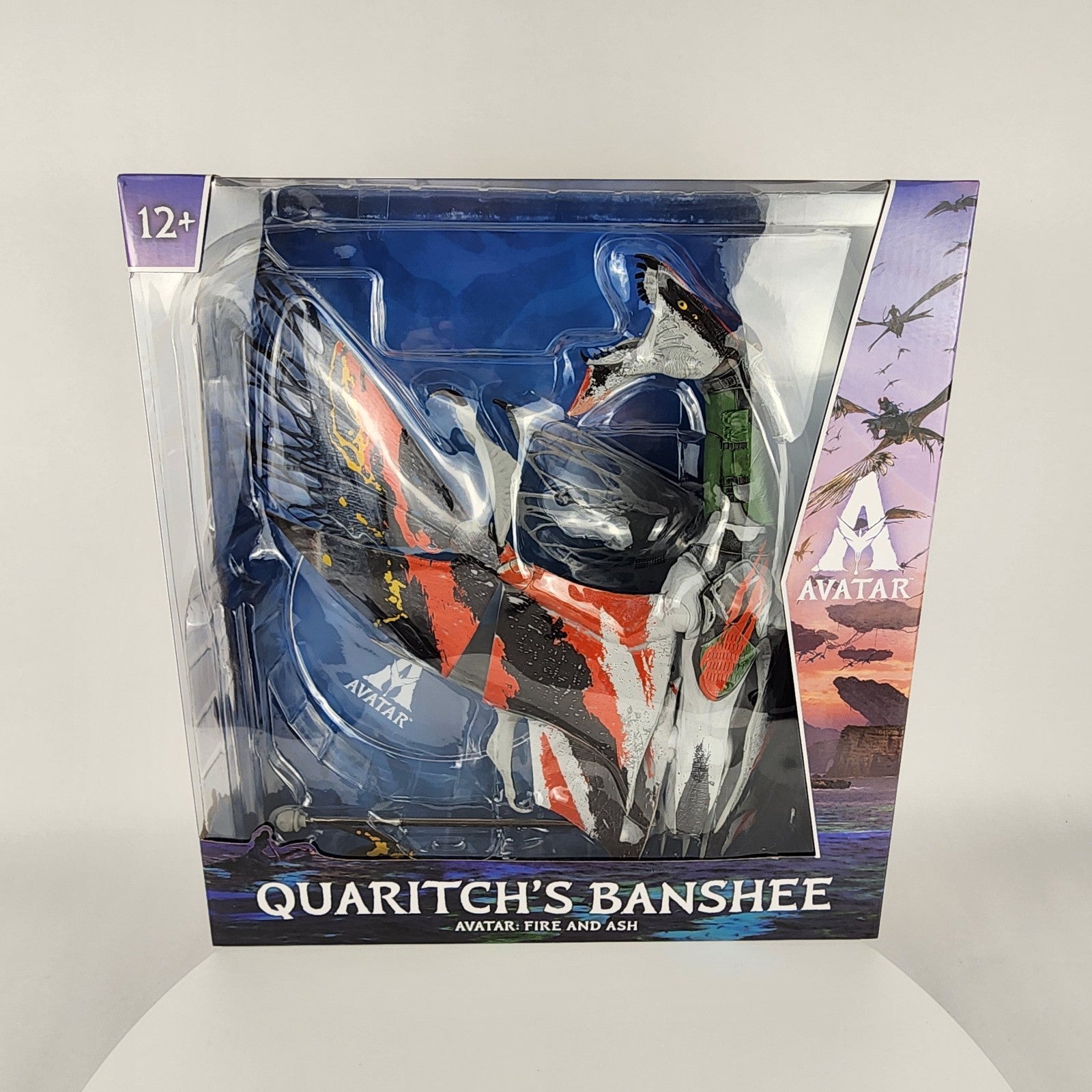 Avatar Fire & Ash Quaritch’s Banshee 7" Creature Figure by McFarlane NIB
