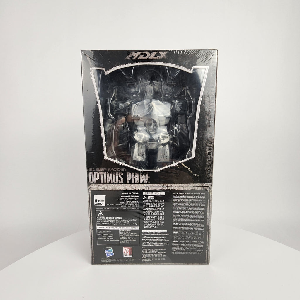 Transformers MDLX Optimus Prime Sleep Mode Action Figure 7" Threezero Exclusive