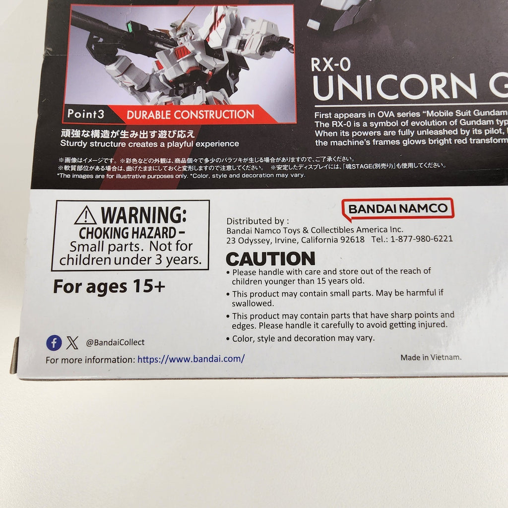 NEW Bandai Tamashii Nations RX-0 Unicorn Gundam Renewal Universe Action Figure