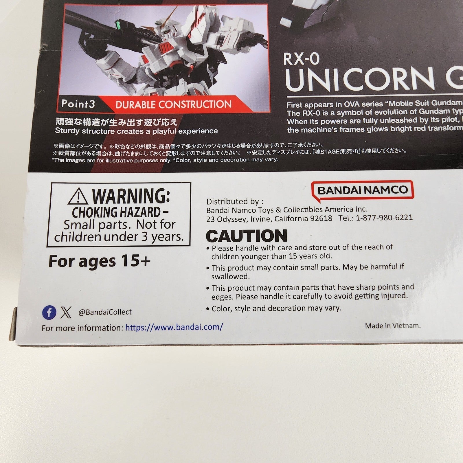 NEW Bandai Tamashii Nations RX-0 Unicorn Gundam Renewal Universe Action Figure