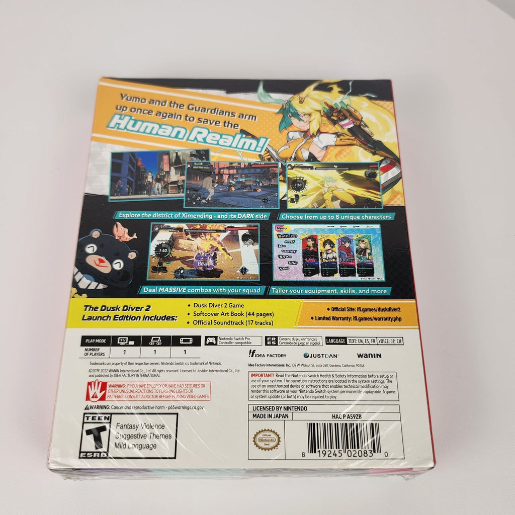 Dusk Diver 2 Launch Edition - Nintendo Switch | New & Sealed | Free Shipping