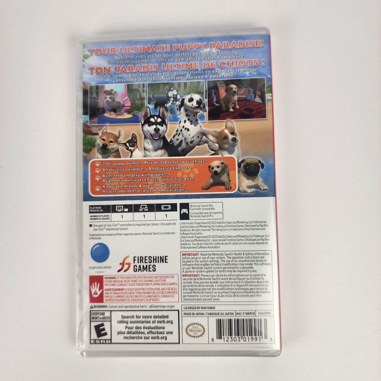 Little Friends: Puppy Island - Nintendo Switch Game | Brand New Sealed