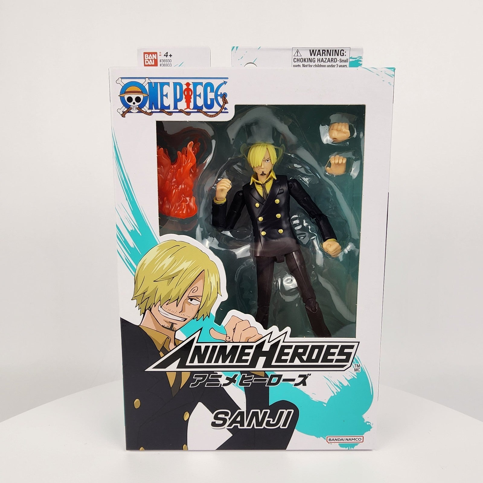 Bandai Anime Heroes One Piece Sanji Action Figure – New Sealed